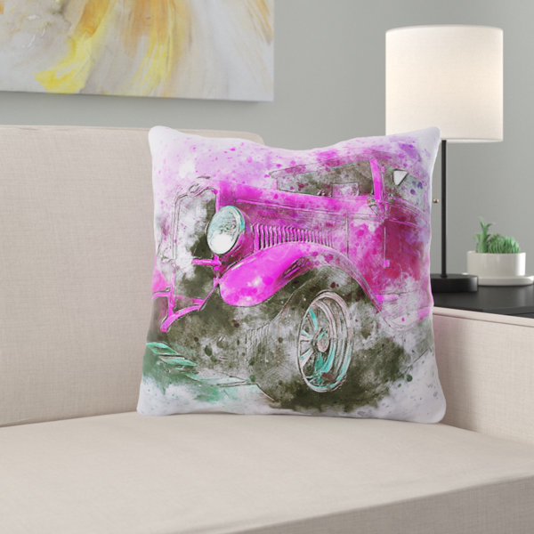 Ebern Designs Svetlana Car Throw Pillow Wayfair